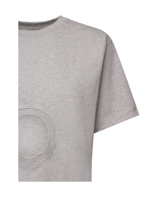 Coperni Gray Window Circular Opening T-Shirt