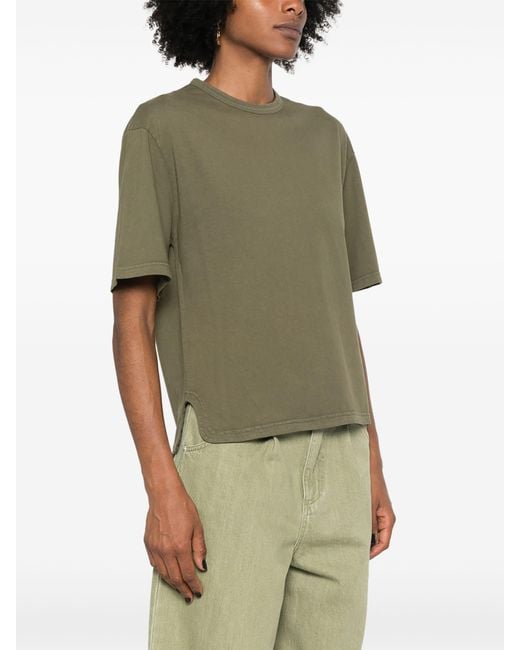 Officine Generale Green Leila Cotton T-Shirt