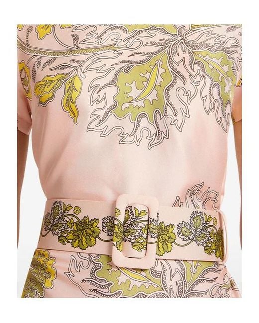 LaDoubleJ White Swathe Printed Belt