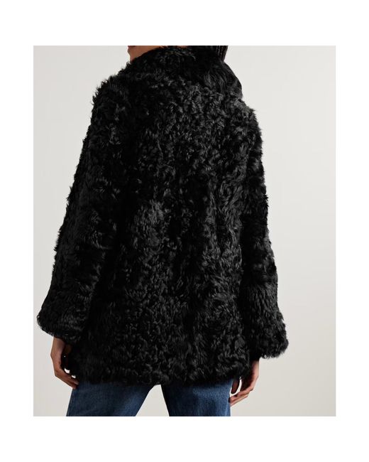 Nili Lotan Black Josie Coat