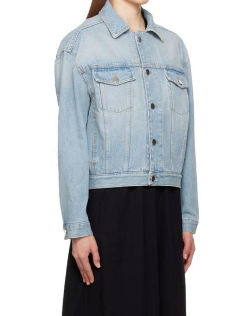 Loulou de Saison Blue Long-Sleeved Denim Jacket