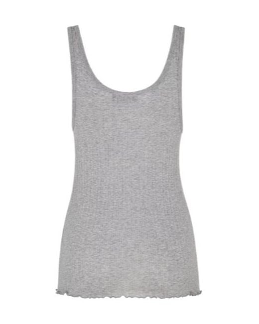 Fendi Gray Jersey Top