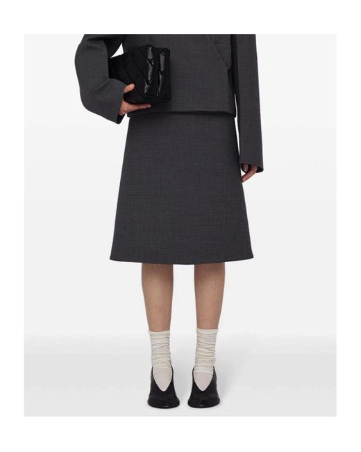 Jil Sander Black 70' Skirt