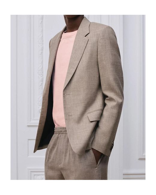 Dior Brown Single-Breasted Jacket for men
