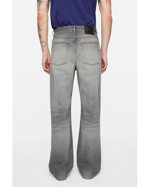 Acne Gray Belt Loop Jeans for men