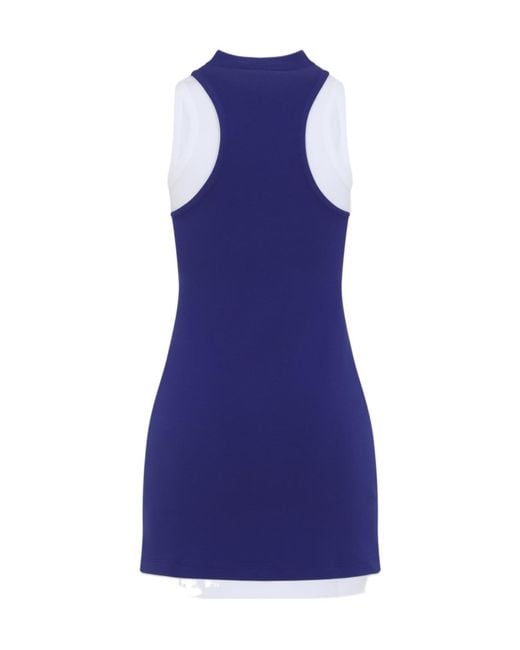 Versace Blue Sleeveless Dress