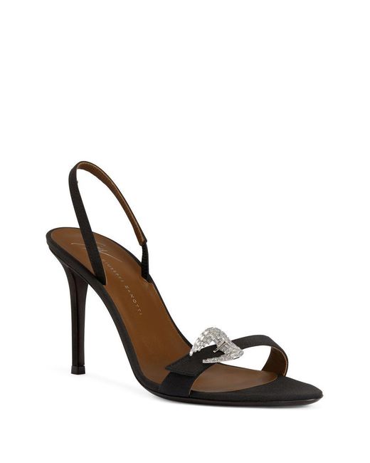Giuseppe Zanotti Metallic Ludhovica Mignon 90 Slingback Sandals
