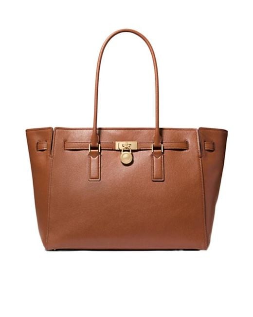 Michael Kors Brown Michael Hamilton Moderne Large Tote Bag