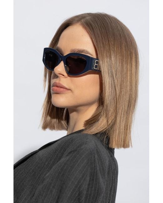 Balenciaga Multicolor Eyewear Bossy Round-Frame Sunglasses