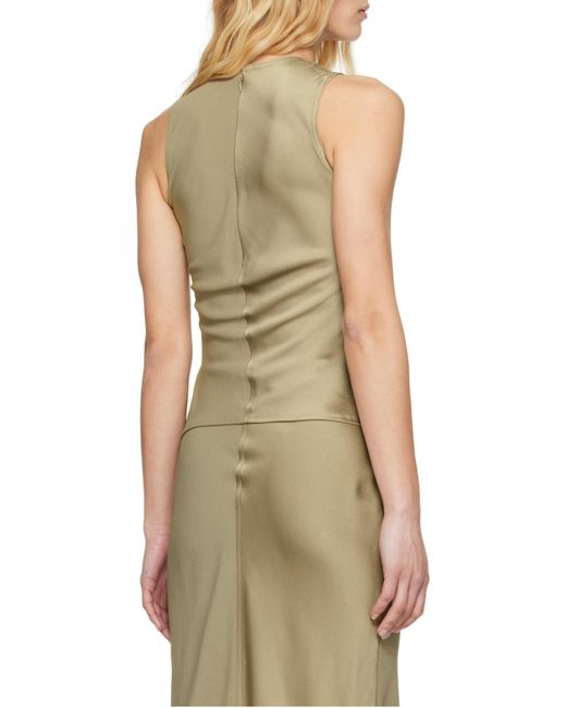 AMI Gray Sleeveless Top