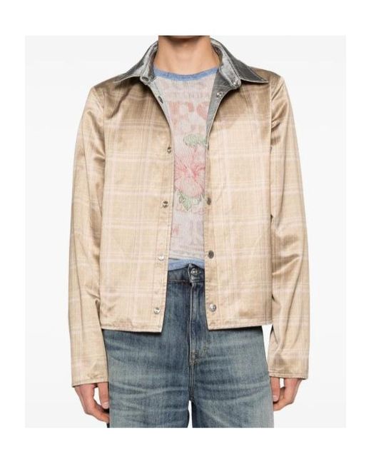 DIESEL Gray Reversible Casual Jacket for men