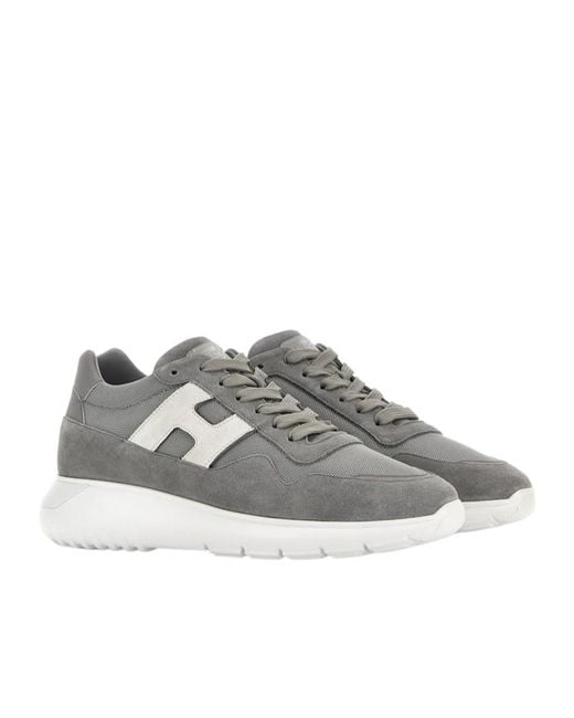 Hogan Gray Interactive 3 Sneakers for men