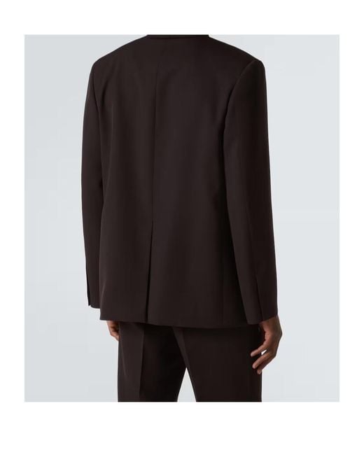 Jil Sander Black Wool Jacket for men