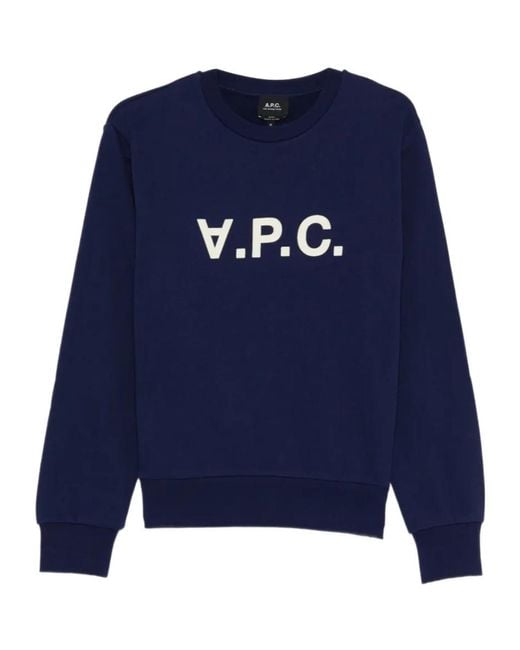 A.P.C. Blue Vpc Sweatshirt for men