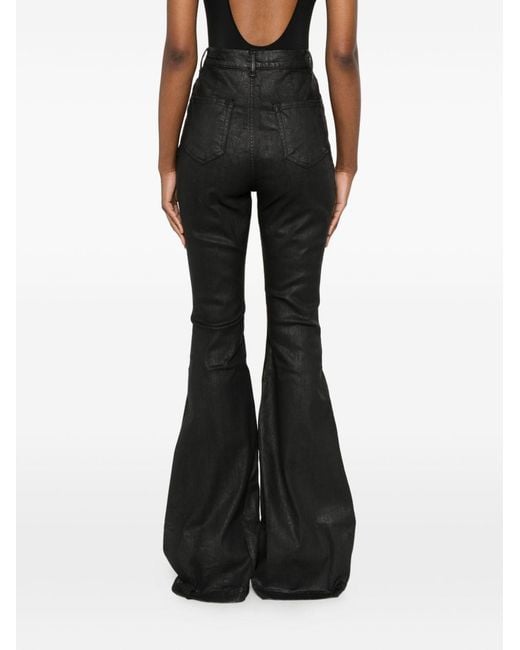 Rick Owens Black Bolan Bootcut Jeans