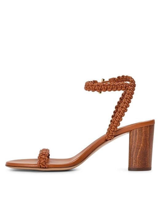 Gianvito Rossi Brown Simple High-Heeled Sandals