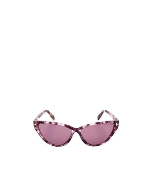 Tom Ford Pink Logo Sunglasses