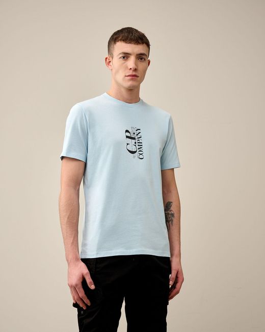 C P Company White Short-Sleeved T-Shirt for men