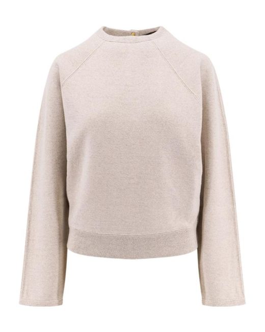 Loro Piana Natural Brienno Crewneck Sweatshirt