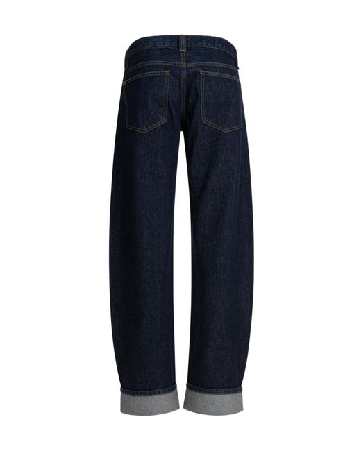 Khaite Blue Five-Pocket Jeans
