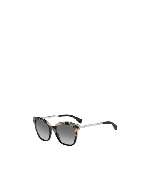 Fendi Metallic Logo Details Sunglasses
