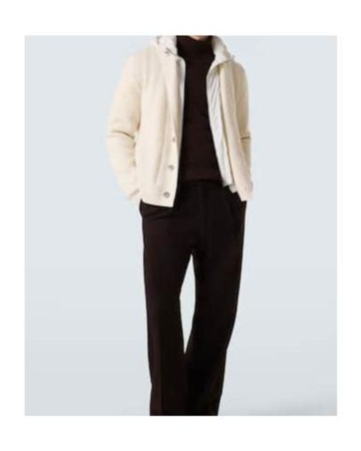 Herno White Long-Sleeved Sweater for men