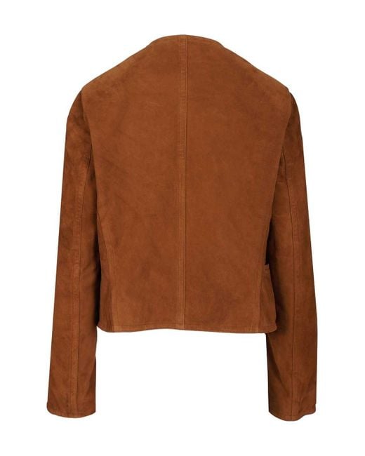Alaïa Brown Alaïa Long Sleeved Blazer