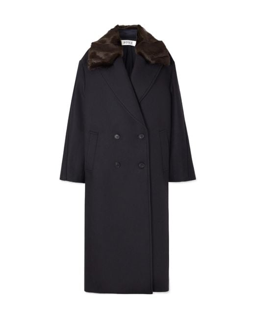 Rohe Blue Long-Sleeved Coat