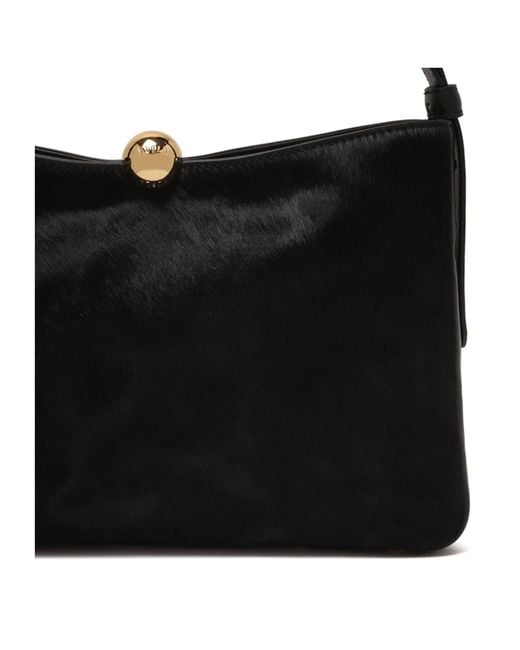 Furla Black Clasp Shoulder Bag