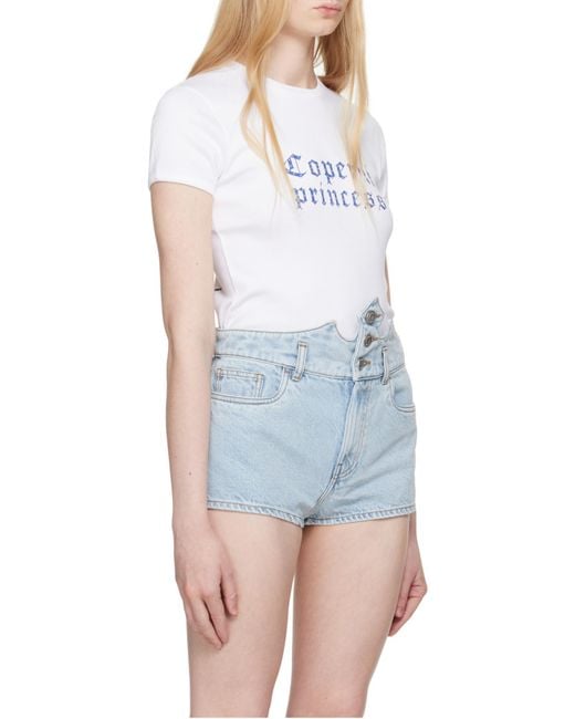 Coperni Blue X Disney Princess Slim-Fit T-Shirt