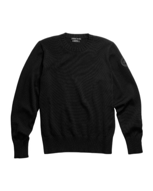 Canada Goose Black Rosseau Sweater for men