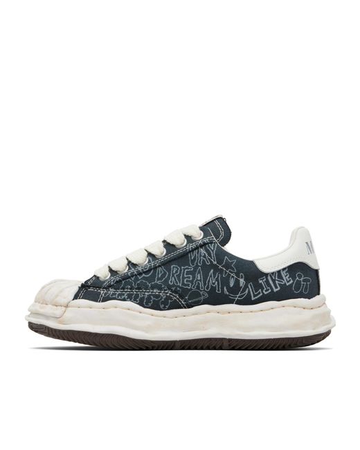Maison Mihara Yasuhiro Blue Blakey Og Low-Top Lace-Up Casual Sneakers for men