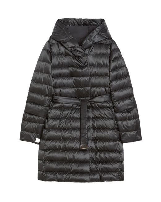 Max Mara Gray The Cube Novef Quilted Down Coat