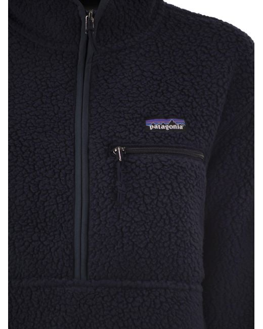 Patagonia Blue Long-Sleeve Casual Jacket
