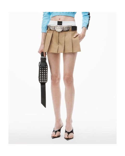 Alexander Wang Natural Pre-Styled Skort
