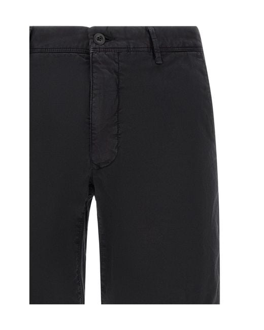 Incotex Black Modello 11S215 Slim Bermuda Shorts for men