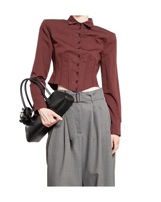Magda Butrym Black Brigitte Trapeze Bag