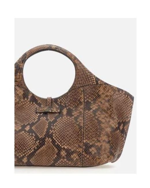 Gianni Chiarini Brown Infinity Shoulder Bag