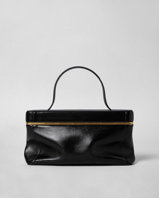 Céline Black Logo Tote Bag