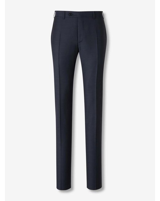 Canali Blue Two Button Wool Suit for men