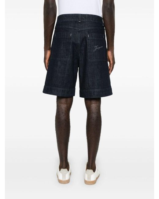 Jacquemus Blue Le Short De-Nîmes Shorts for men