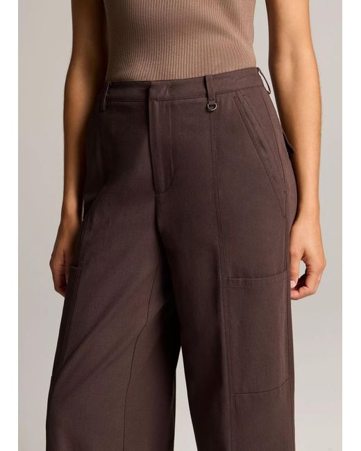 Vince Multicolor Mid-Rise Spliced Casual Pants