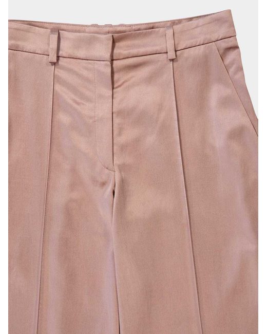 Balmain Pink Tailored Satin Trousers
