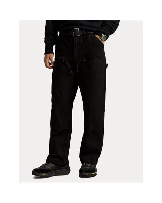 Polo Ralph Lauren Black Belt Loops Slacks for men
