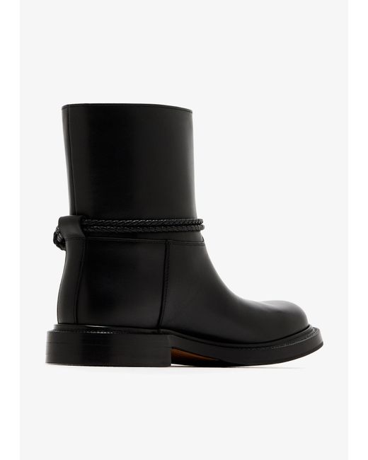 Bottega Veneta Black James Ankle Boots