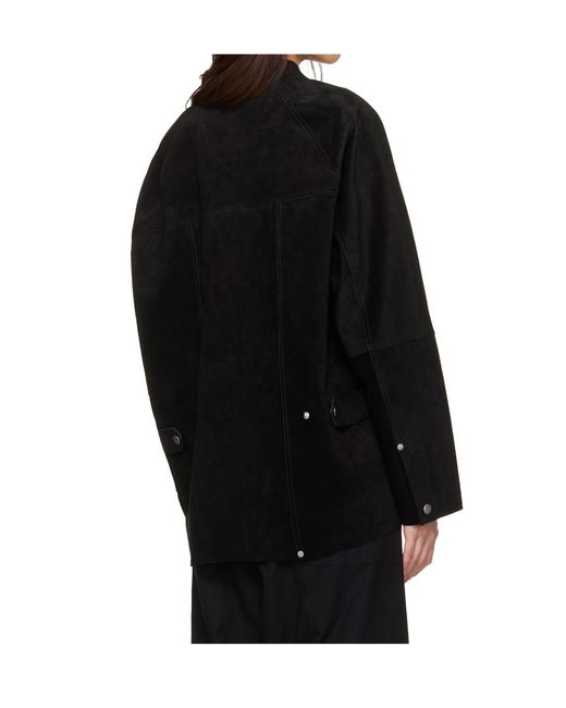 Studio Nicholson Black Long-Sleeved Casual Jacket