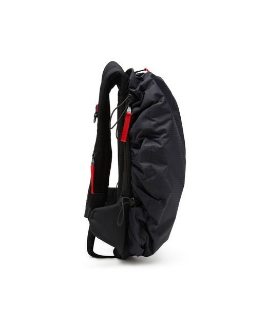DIESEL Gray Zip-D Ripstop Logo Printed Backpack for men