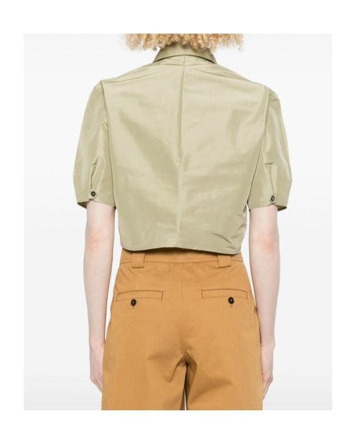 Jil Sander Natural Buttoned Shirt