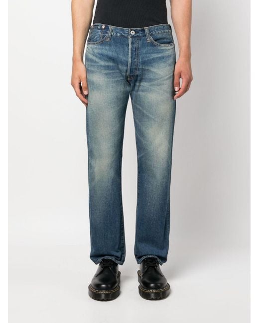 Junya Watanabe Blue Five-Pocket Denim Trousers for men