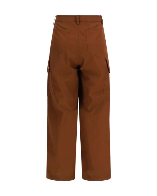 Pinko Brown Flowing Trousers